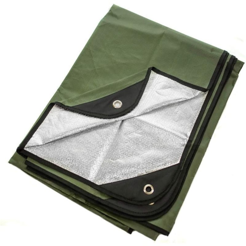 Survival Blanket Reflective - 【ESSENCIAL PARA VIAGENS】Lona Isolante Impermeável e