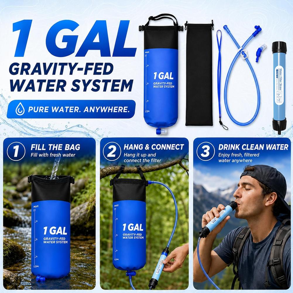 Bivy Bag Emergency - Kit de Filtro de Água por