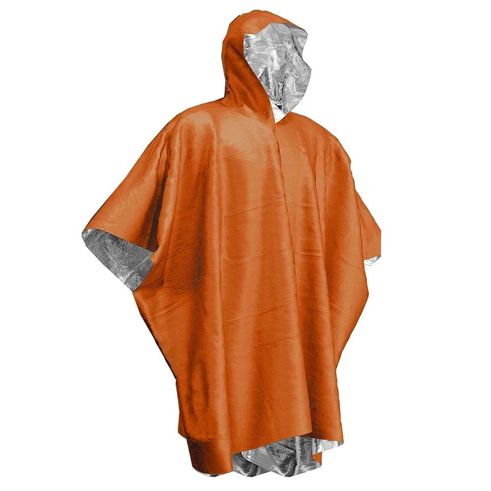 Emergency Poncho Rain - 1 Peça Capa de Chuva para