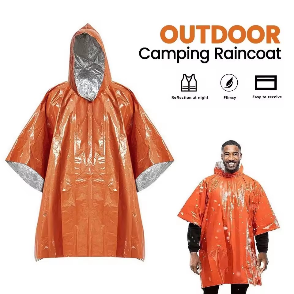1 unidade/2 unidades: Poncho d - Emergency Poncho Rain avaliação e preço